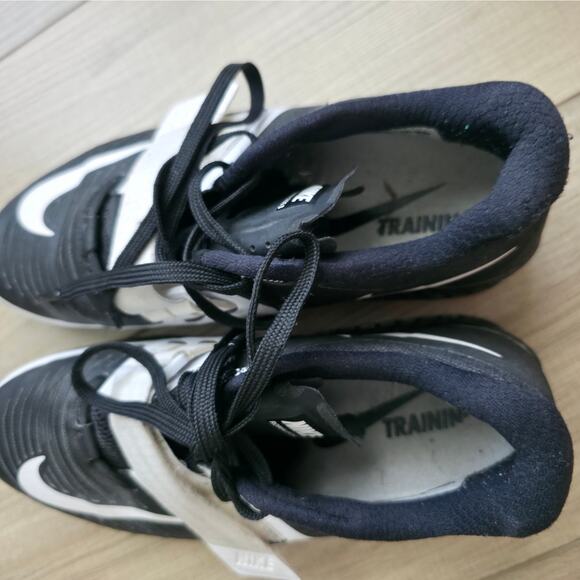 Nike Romaleos 3 Weightlifting Black/White Specialty Shoe Women Sz 8.5 878557-001 - Picture 7 of 9